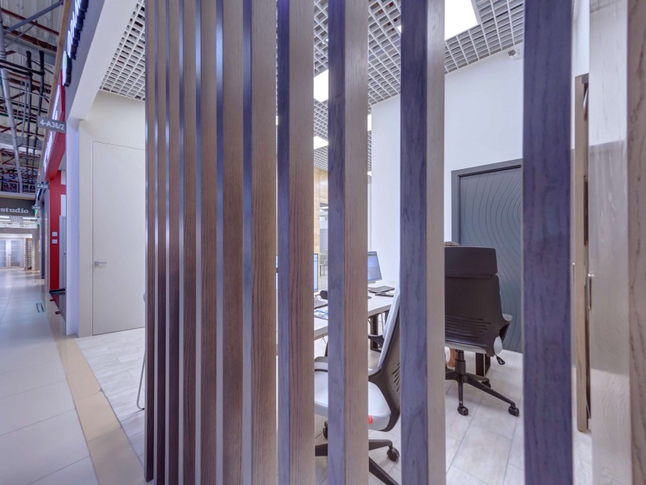 Деревянные перегородки для зонирования