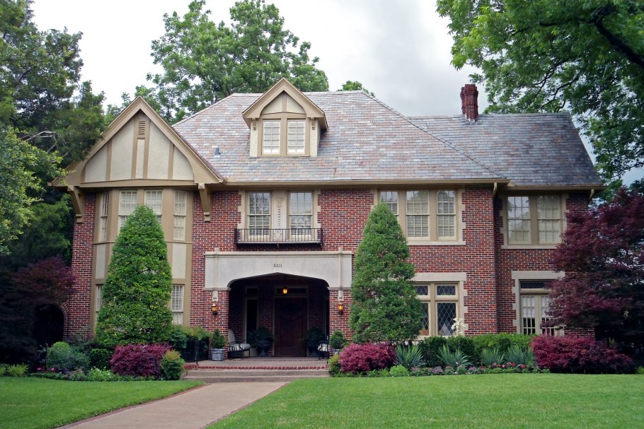 Tudor Revival Style House, Swiss Avenue, Dallas