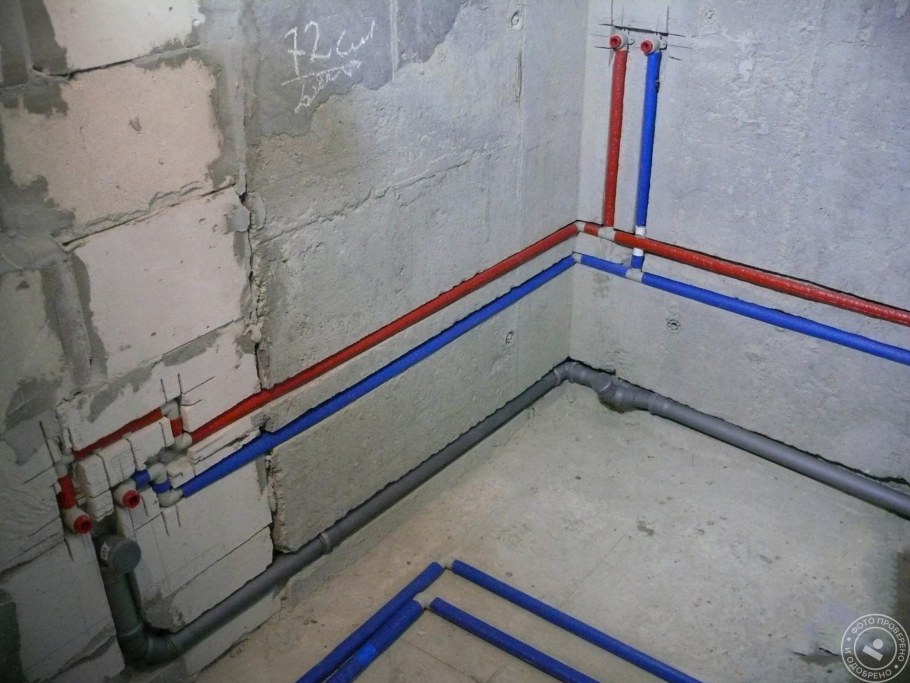 Штробление стен под трубы водоснабжения и канализации расценки