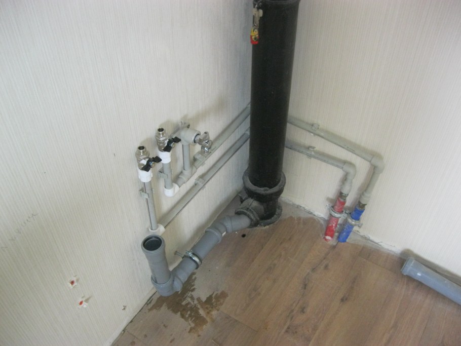 Канализация в ванной