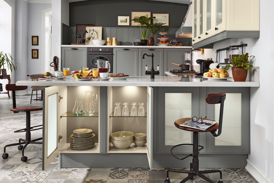 Кухня Гавия лазурит