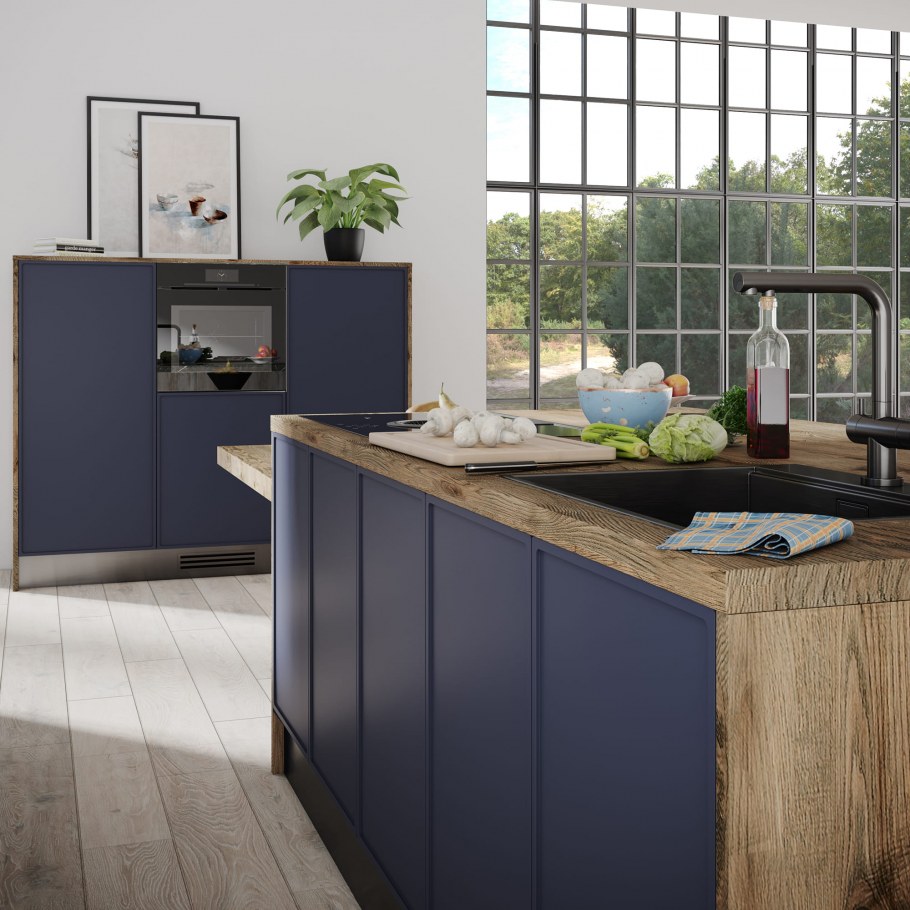 Кухня Фебо лазурит