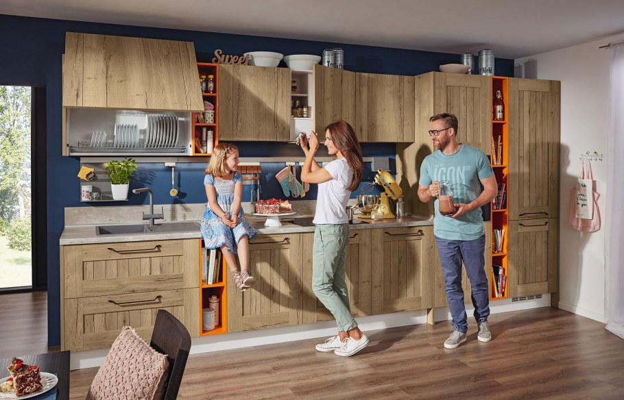 Кухня Гавия лазурит