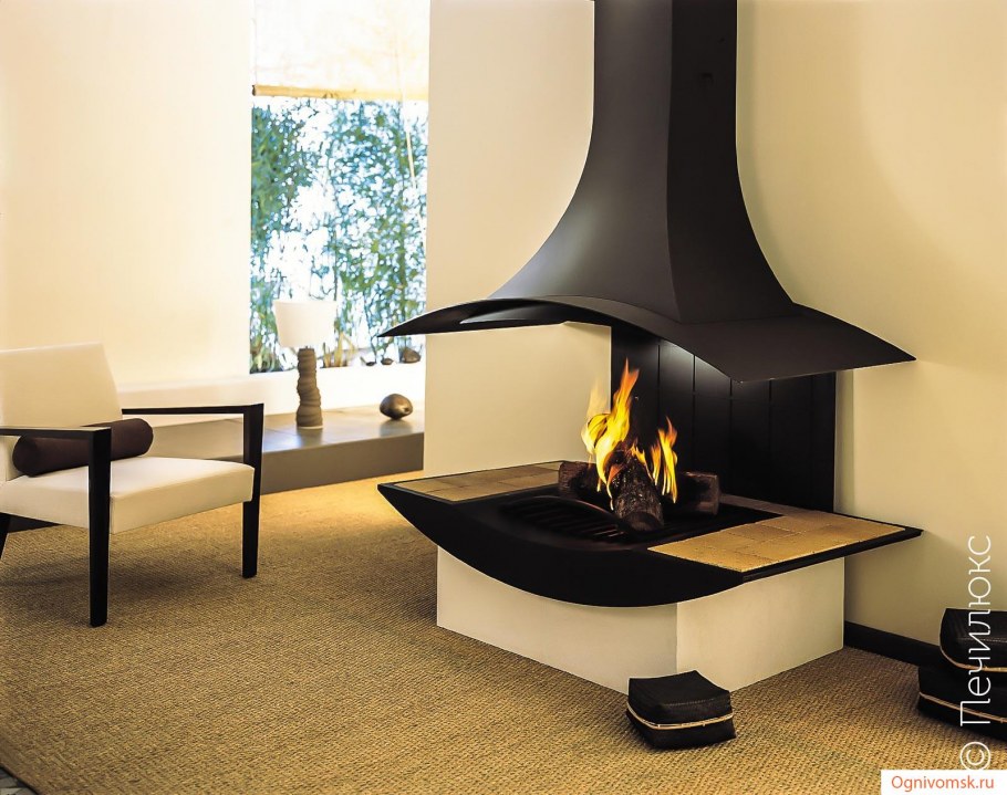 Красивые камины из камня