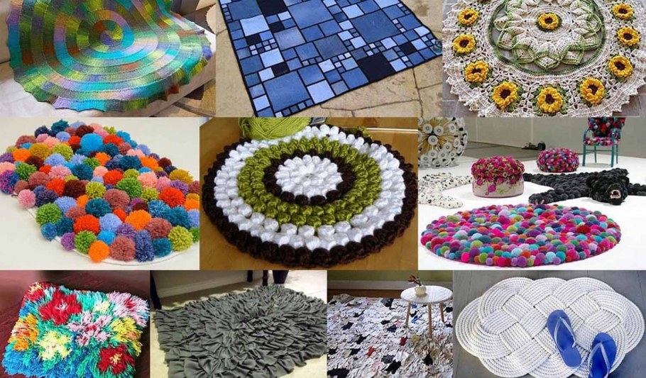 Коврики из ненужных вещей своими