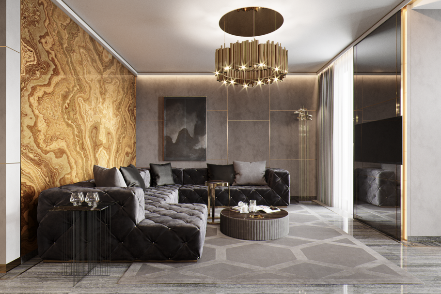 Спальня в стиле арт деко