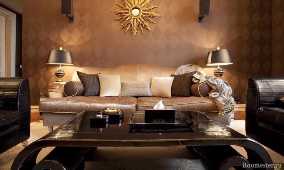 Холл квартиры в стиле арт деко