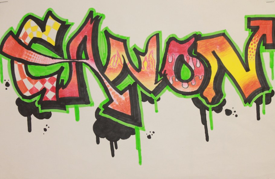 Теги граффити