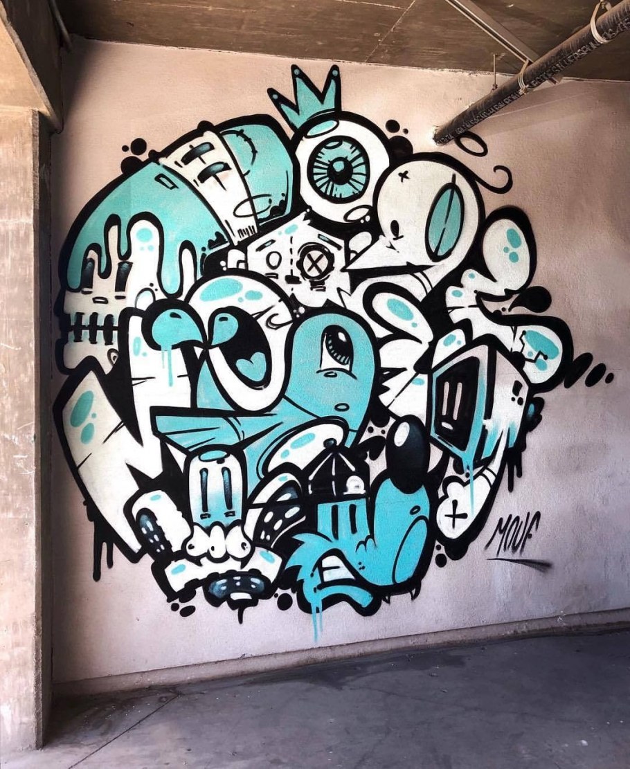 Стильное граффити