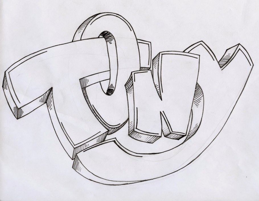 Рисунки карандашом граффити имена