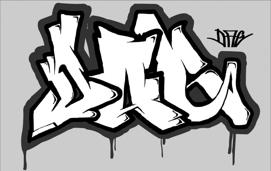 Буква x граффити