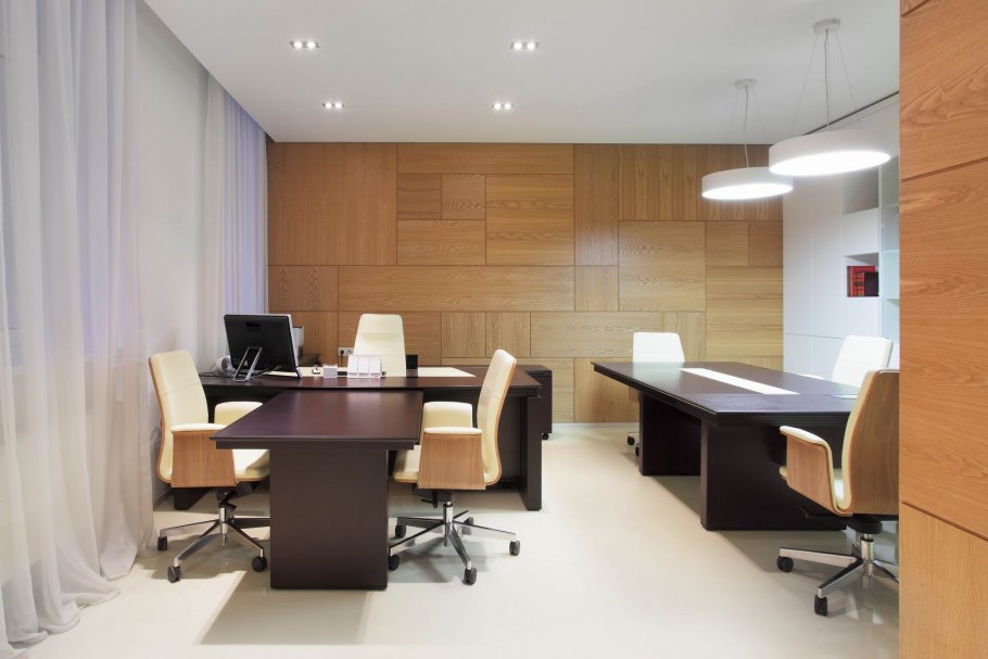 Кабинет в стиле Хай тек