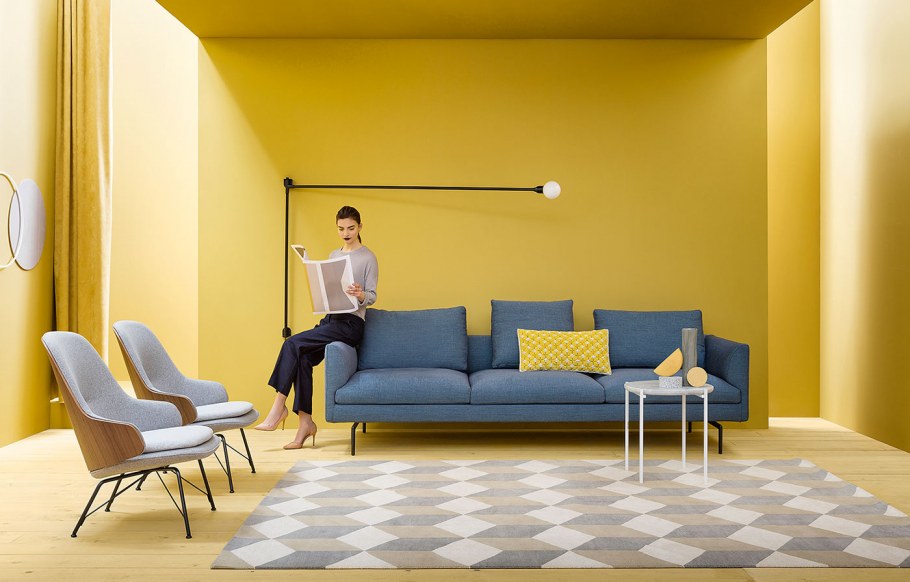 Янеоновое кресло в интерьере