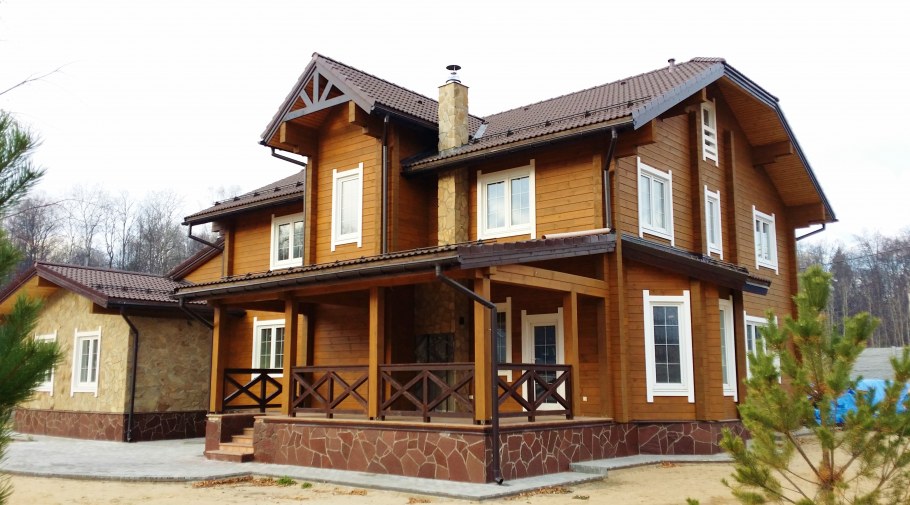 Коттедж из дерева