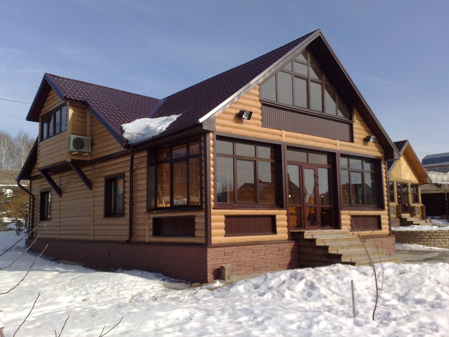 Отделка деревянных домов снаружи