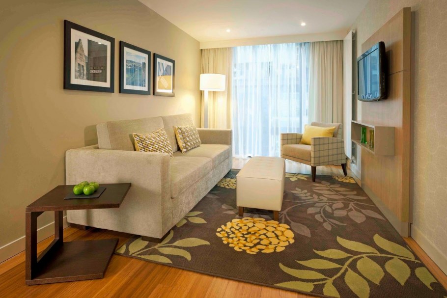 Ковры в однокомнатной квартире