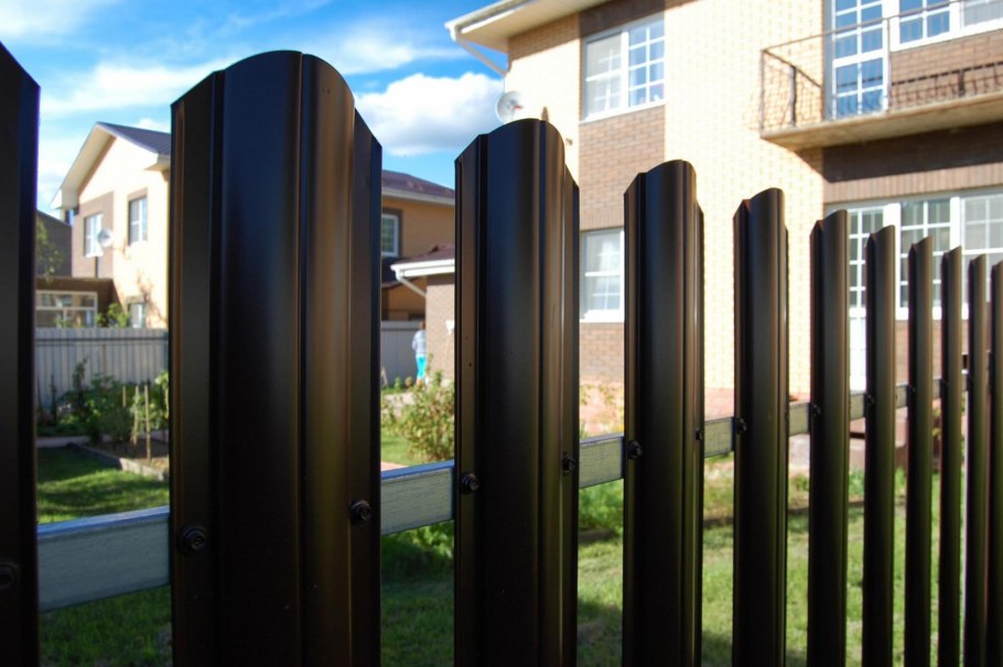 Штакетник круглый фигурный 0,45 Print-Double Antique Wood