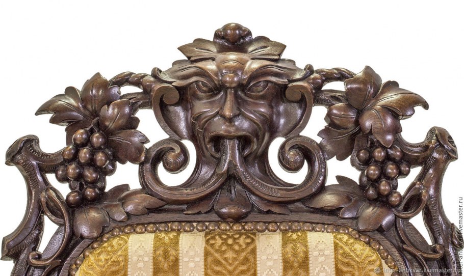 Стулья металлические резные