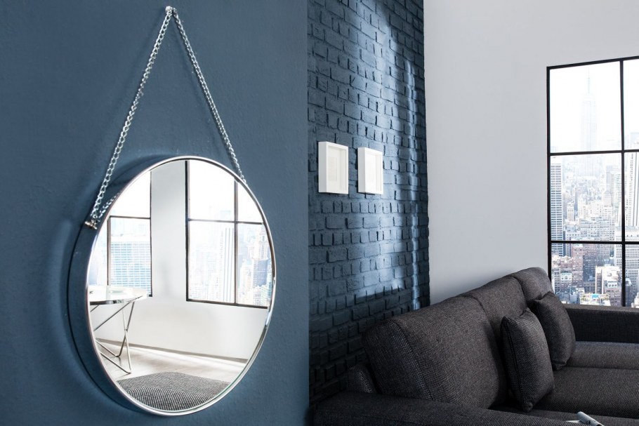 Зеркало на цепочке на стену