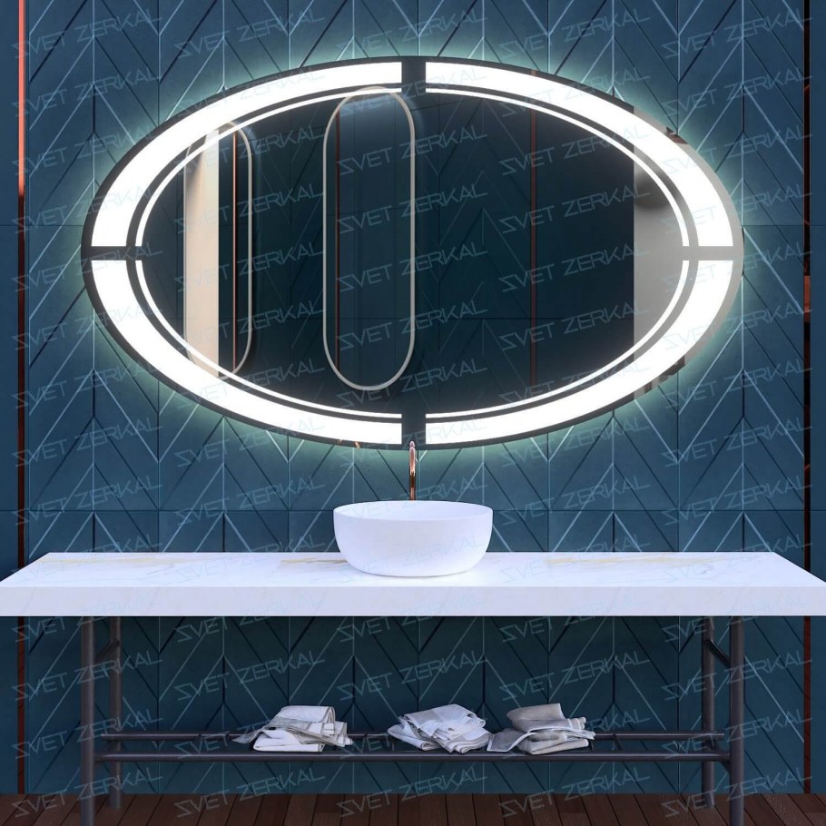 Зеркало с подсветкой в ванную