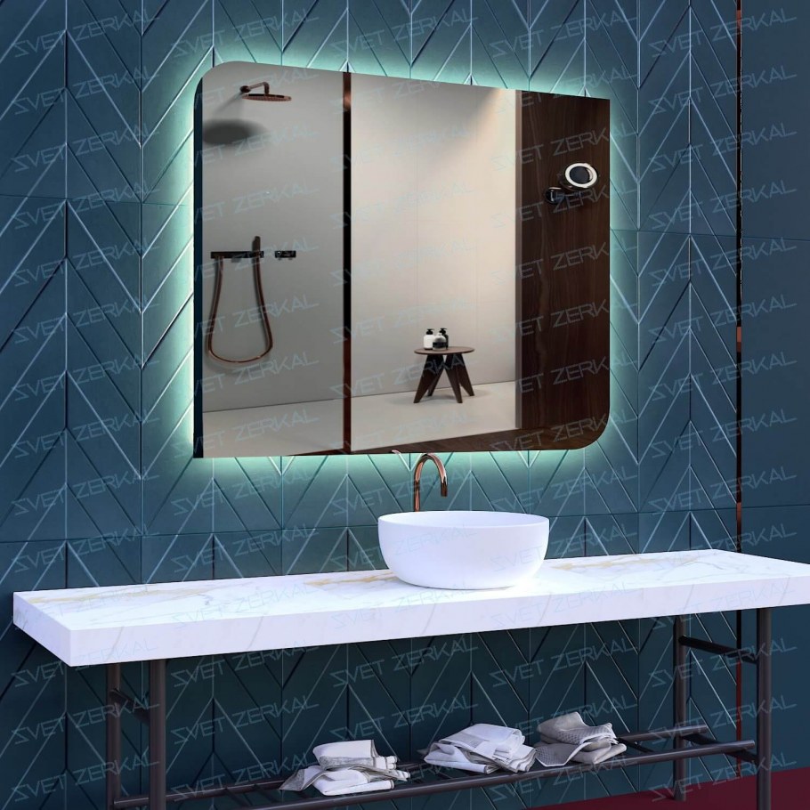 Зеркало Вега 75 с подсветкой