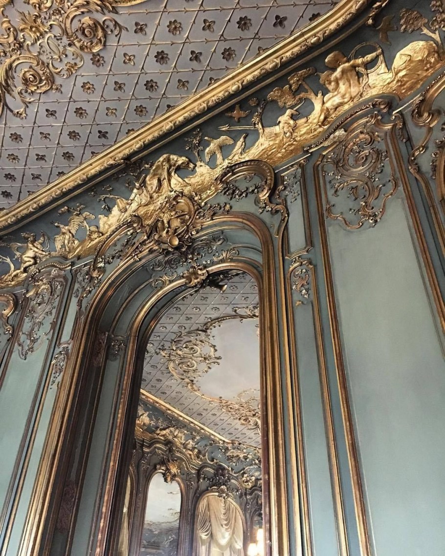 Интерьеры рококо Франция 18 век