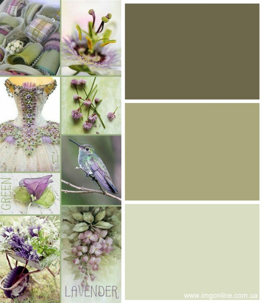 Подборка оттенков для интерьера