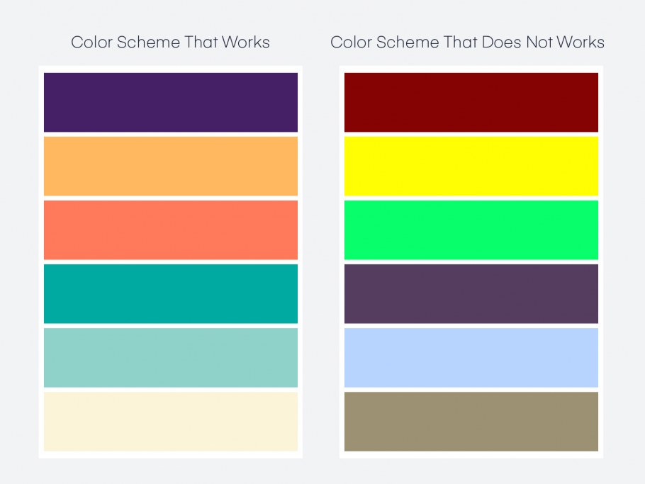 Аналоговая цветовая схема