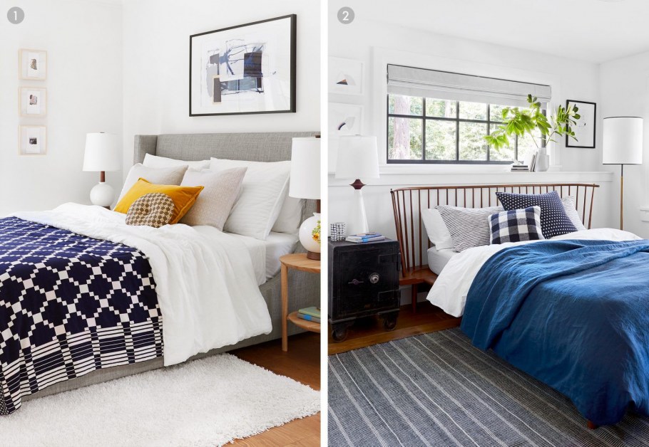 Спальня в скандинавском стиле икеа