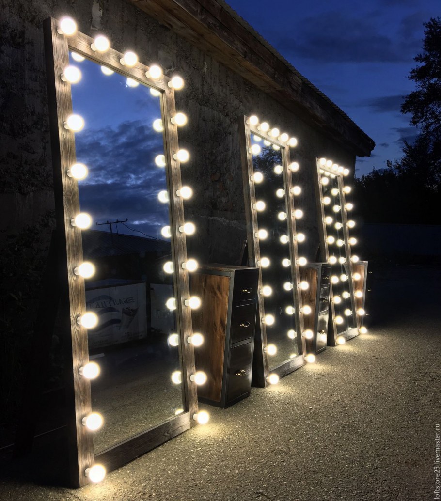 Гримерное зеркало 2 метра