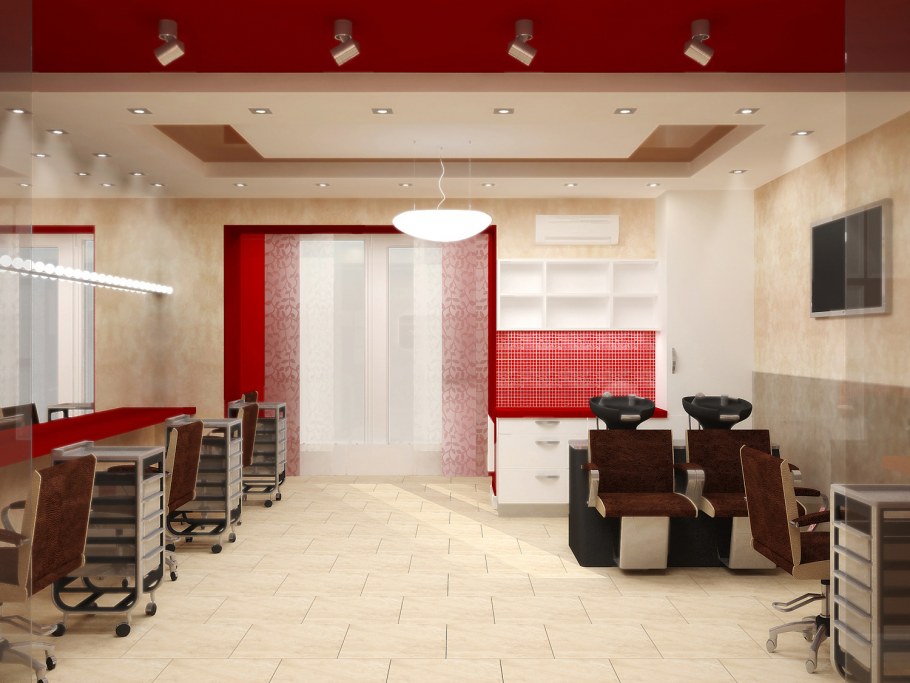 Интерьер парикмахерской