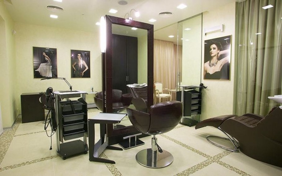 Интерьер маленьких парикмахерских