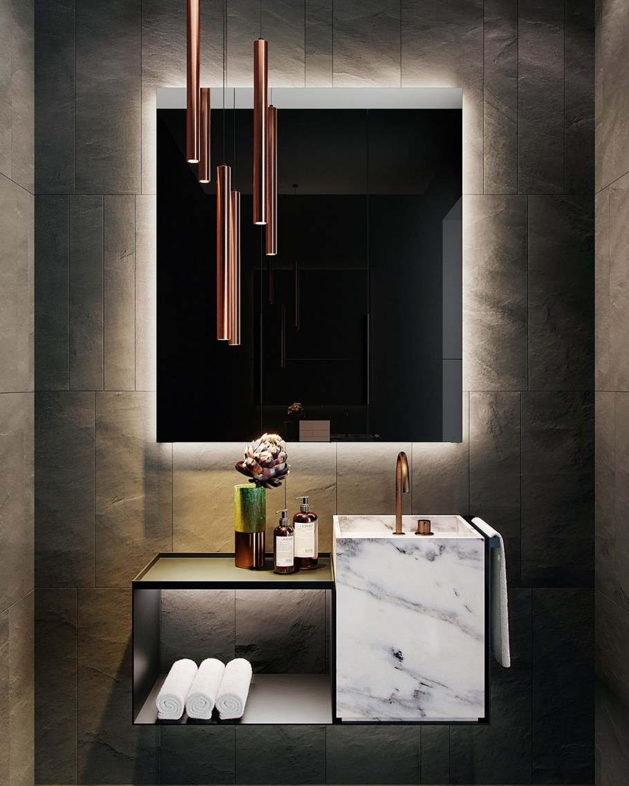 Мудборд ванной