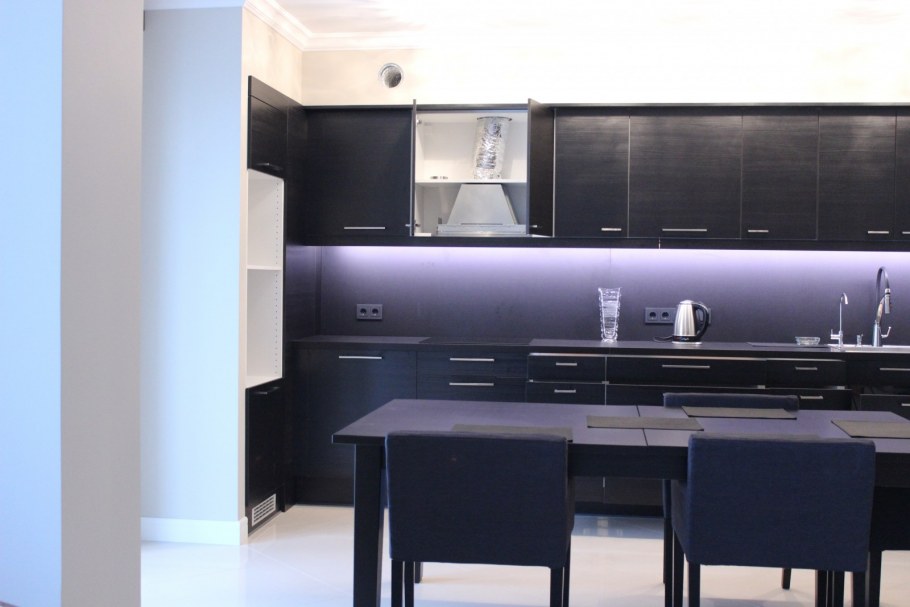 Кухня Антея синяя Леруа