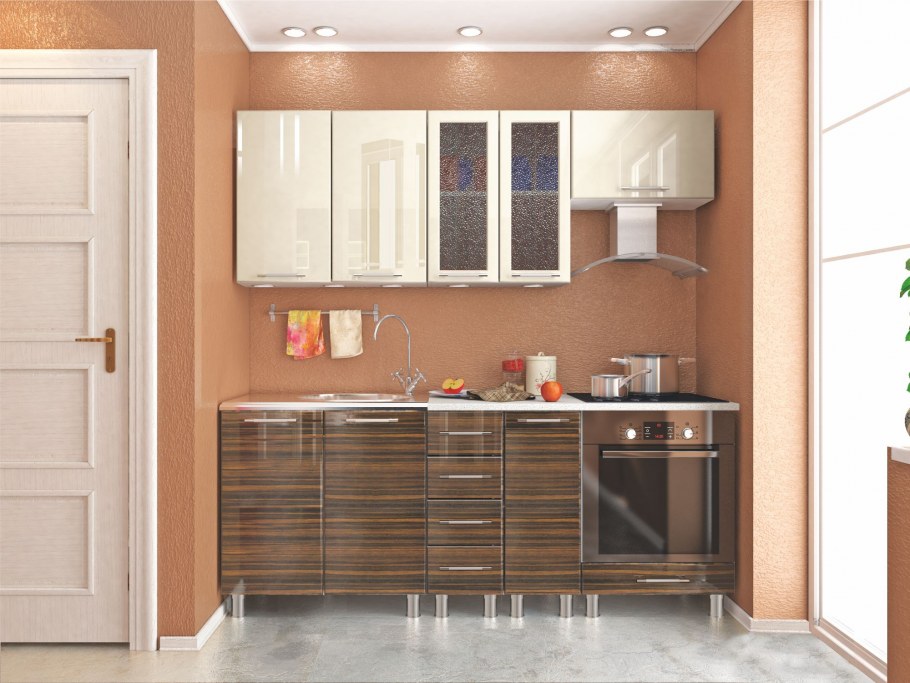 Кухня олива гранат металлик