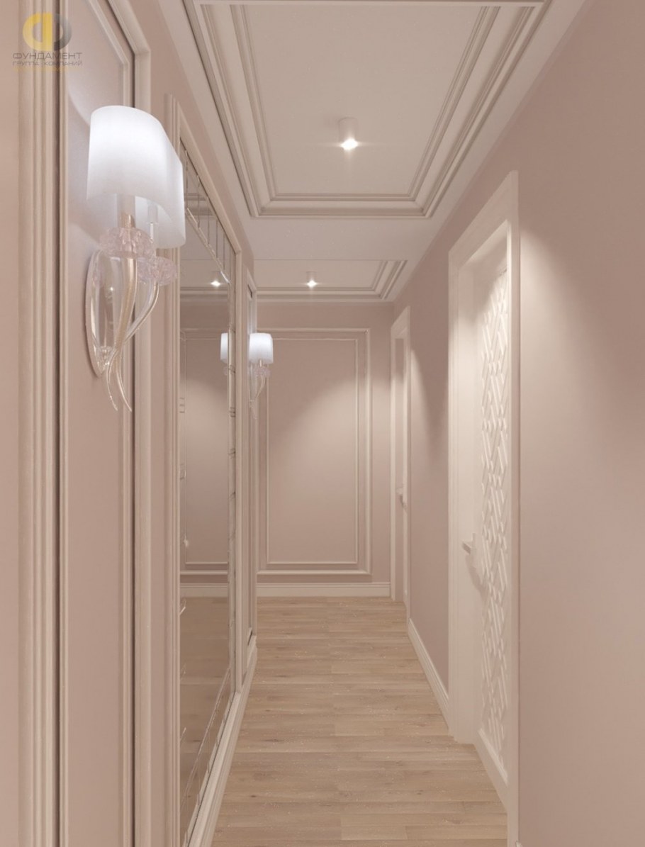 Прихожая в светлых тонах