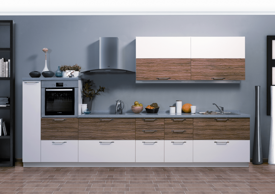 Кухня в АГТ черный глянец