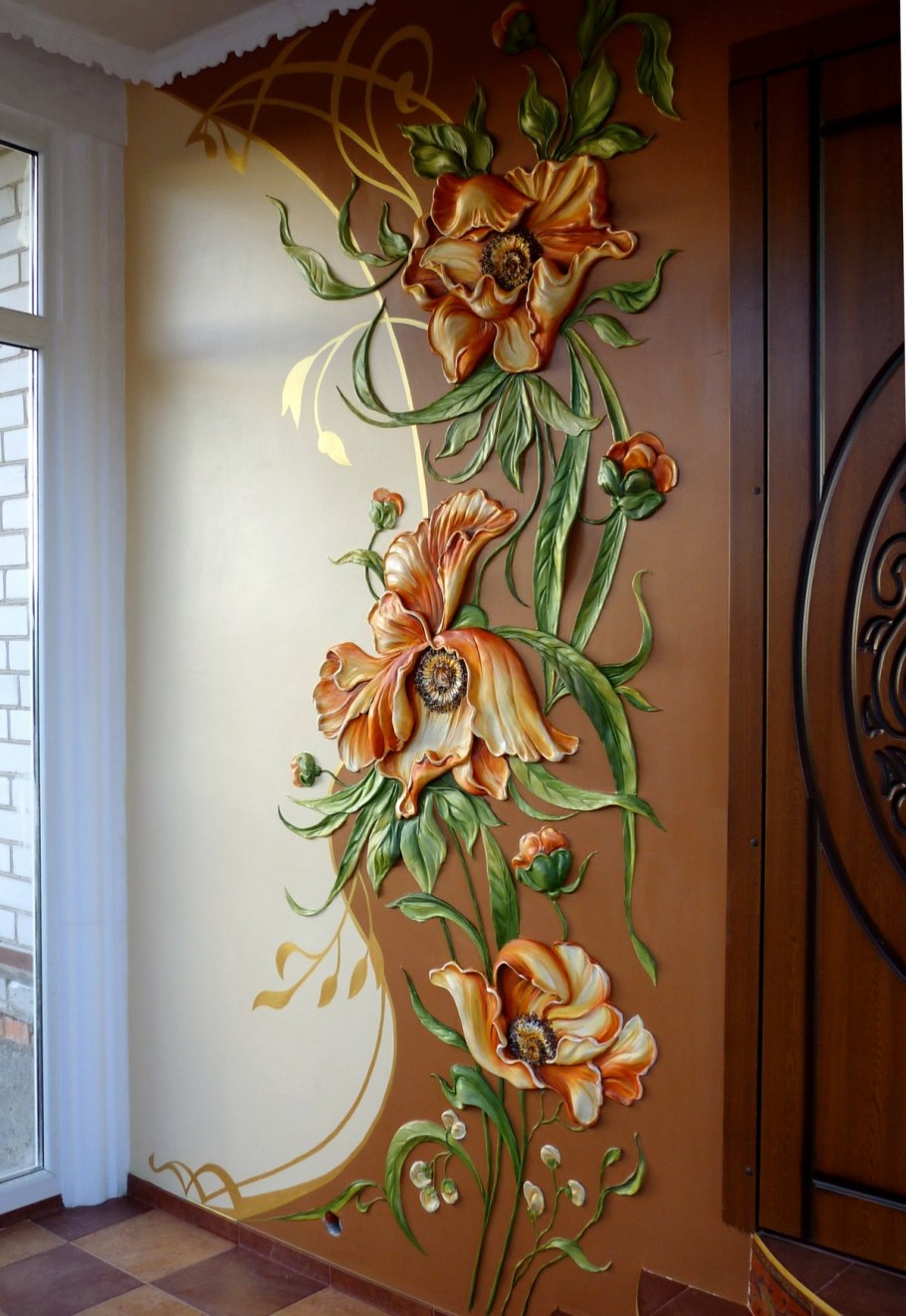 Декоративная роспись стен