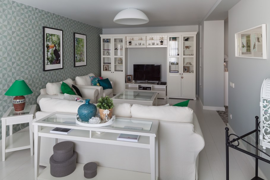 Гостиная в стиле икеа в хрущевке