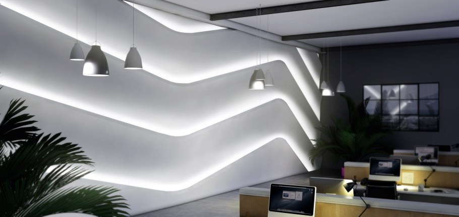 Световая 3d панель Zaha