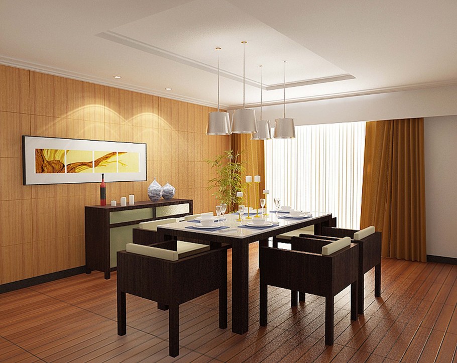 Интерьер столовой комнаты