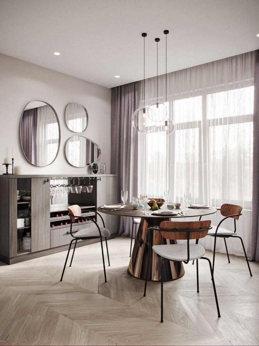 Столовая в современном стиле