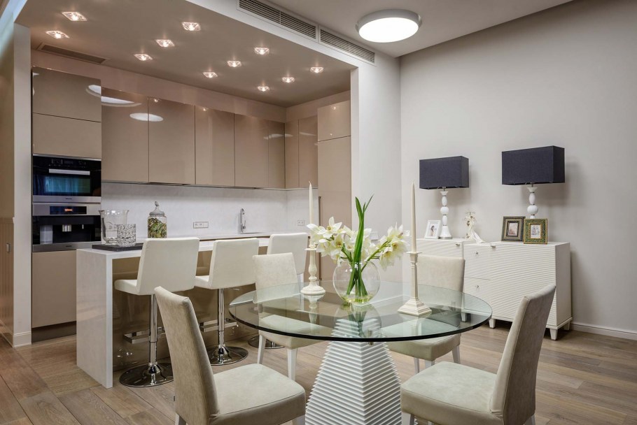 Обеденная зона на кухне