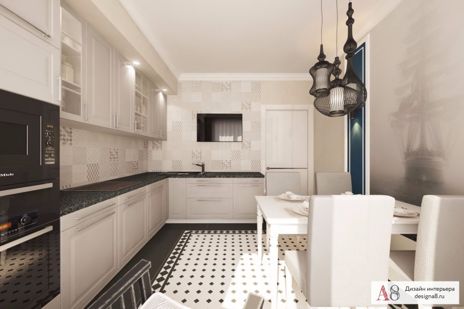 Интерьер трехкомнатной квартиры 65 кв м