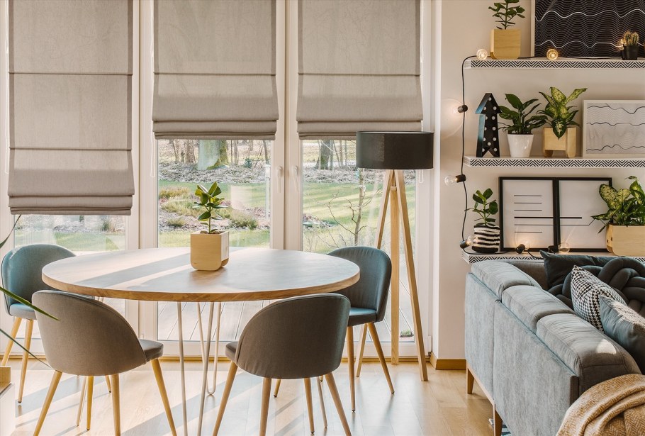 Римская штора макси "Siena Fantasy тюлевые", молочный