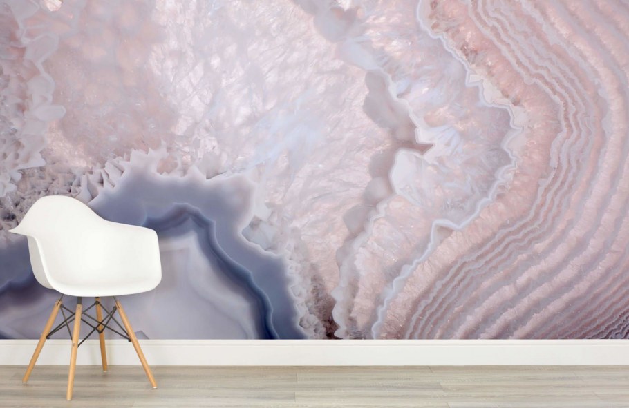Розовый кварц стена