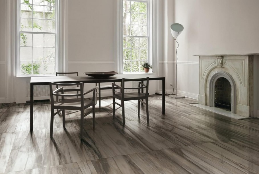 Ceramica Petrified Tree Core Grey Panther