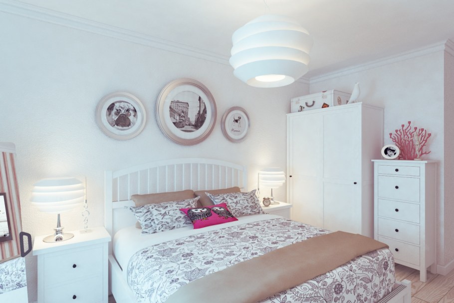 Спальня для девушки 15 метров