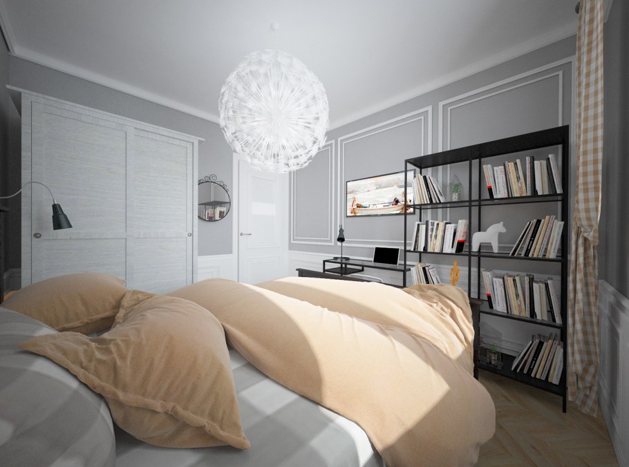 Икеа мебель для спальни Скандинавский стиль