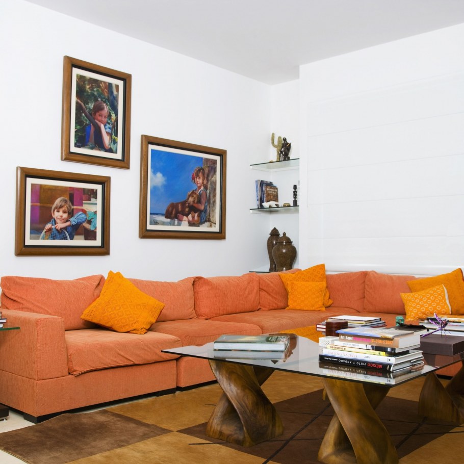 N405 терракота в интерьере